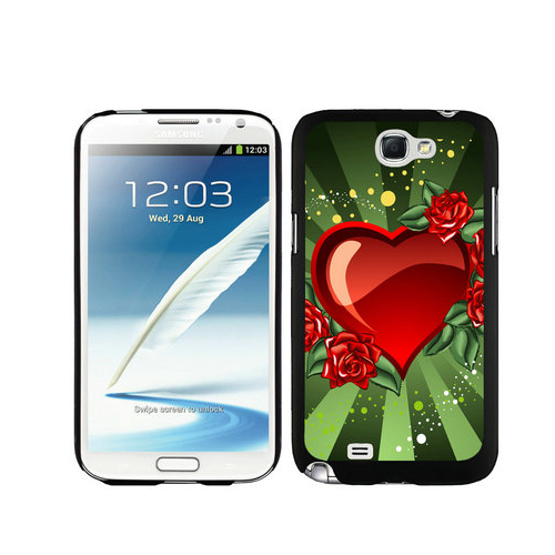 Valentine Rose Samsung Galaxy Note 2 Cases DNK
